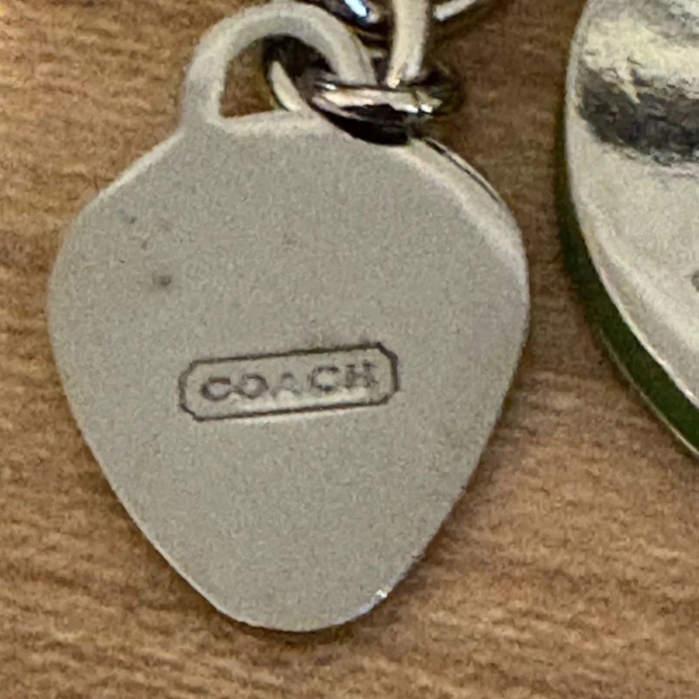 Coach Fruit Charm Keychain with Green Coach Pen